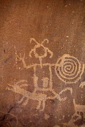 Petroglifos, Parque Histórico Nacional de la Cultura Chaco, 2014