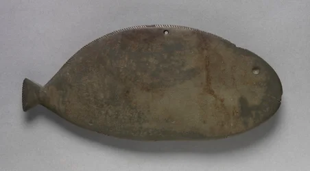 Paleta en forma de pez, c.3500-2950 a.C. (grauvaca)