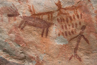 Pintura rupestre, Bosque Nacional Salmon-Challis (foto)