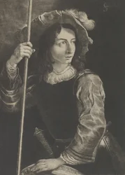 El gran lansquenete o abanderado, 1658