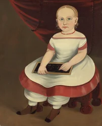 Niña con Pizarra, c. 1845