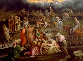 Crucifixión, de Prospero Fontana (1512-1597)
