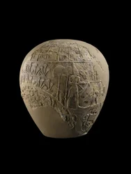 Cabeza de maza del Rey Escorpión, 3100-3000 a.C.