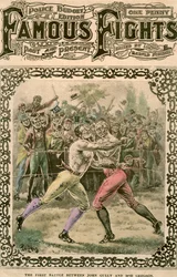 La primera batalla entre John Gully y Bob Gregson, 1807 finales del siglo XIX o principios del siglo XX