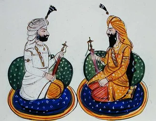 Sardar Sher Singh Atariwala y Maharajá Sher Singh Atariwala, c.1890