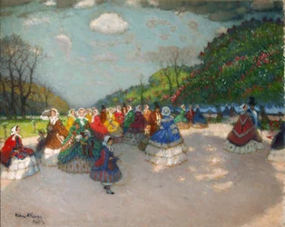 Un Paseo en el Parque de Primavera