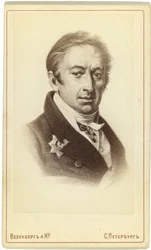 Retrato del autor e historiador Nikolay M. Karamzin 1766-1826