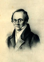 Retrato del poeta Anton A. Delvig 1798-1831
