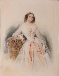 Retrato de Praskovia Nikolaevna Ryumina 1821-1897, 1847