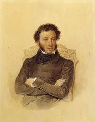 Retrato del poeta Aleksandr Serguéyevich Pushkin, c. 1830
