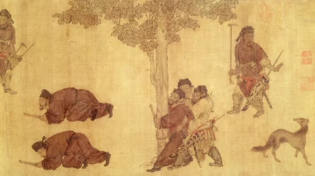 Escena de caza