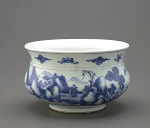 Quemador de incienso, Jingdezhen, provincia de Jiangxi