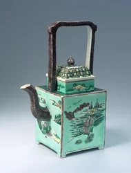 Gran Tetera Famille Verte, período Kangxi (1662-1722)