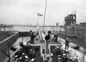 La inauguración del muelle Alexandra en Cardiff en 1907, 1908