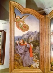 El Santo Parentesco, o el Retablo de Santa Ana, (detalle)