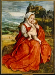 Virgen María con el niño ...