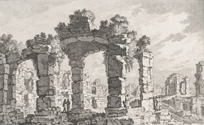 Ruinas de Cumas, siglo XVIII
