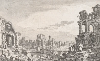 Ruinas de Cumas, siglo XVIII