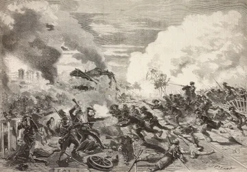 Llegada de la división del General Fanti, Batalla de Magenta, 4 de junio