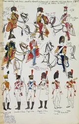 Tropas napoleónicas de la Grande Armée