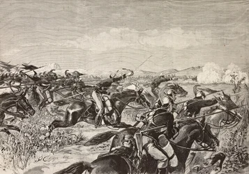 Regimiento de Caballería de Saboya cargando, 10 de septiembre