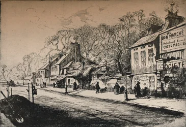 Casa de JJ Rousseau, Montmartre, 1915
