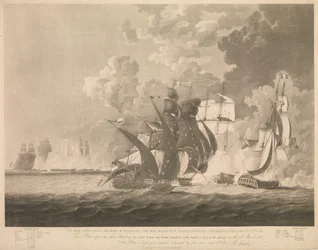 Derrota de la escuadra francesa e italiana