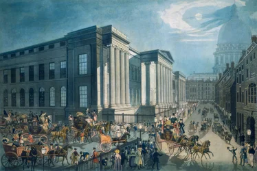 El Correo Real saliendo de la Oficina General de Correos, St Martin