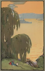 El Hudson desde Riverside Drive, 1914