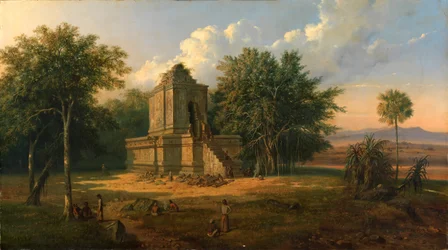 Templo javanés en ruinas