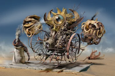 Criaturas del desierto steampunk