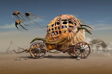 Carroza surrealista del desierto