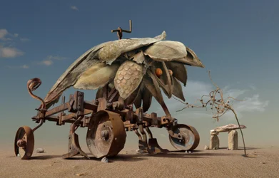 Máquina surrealista del desierto