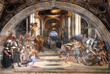 La expulsión de Heliodoro, 1511-1512