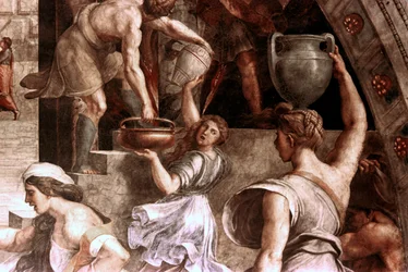 El incendio en el Borgo (detalle), 1514