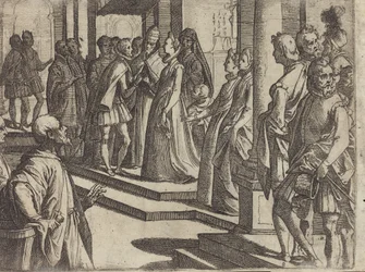 El compromiso de Margarita de Austria con Felipe III, Rey de España [verso]