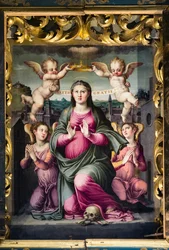 Madonna delle Grazie (óleo sobre tabla)