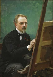 Portrait de Federico de Madrazo (1815-1894) - Peinture de Raimundo de Madrazo y Garreta (1841-1920)