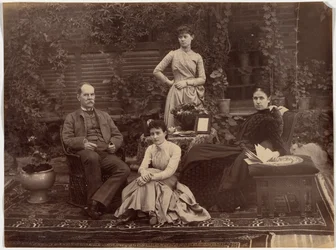 Sir Auckland Colvin y familia, Shimla