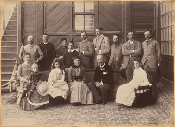 Recepción virreinal en Shimla, reverso
