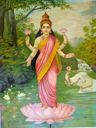 Lakshmi de Raja Ravi Varma