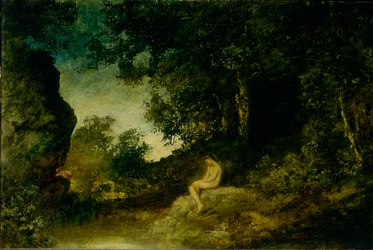 En el espejo de la naturaleza, ca. 1880