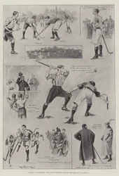 Hockey en Richmond, el Partido entre Inglaterra e Irlanda el 11 de marzo
