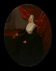 Retrato de la esposa de un relojero de Connecticut