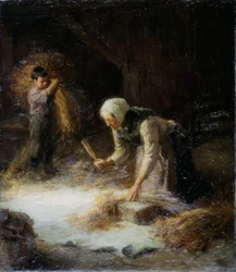 Trillando las Espigas, 1899