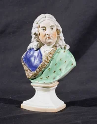 Busto de retrato de Staffordshire de George Frederick Handel (1685-1759)
