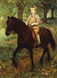 The Morning Ride (óleo sobre lienzo)