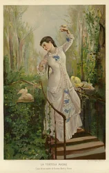 La madre con las tórtolas