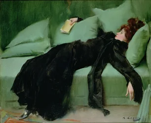 Después del baile (óleo sobre lienzo)