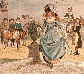 Una bella dama, de Ride-a-cock-horse to Banbury Cross
